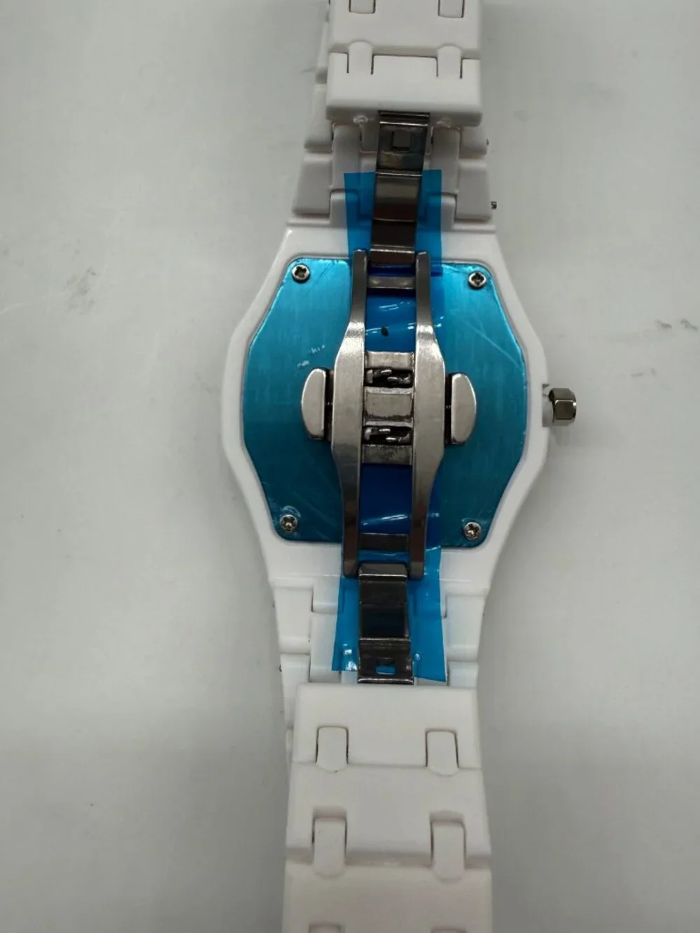 Lorinco AP-RP Men's Unisex White 43mm Quartz Day Date Watch NEW NO BOX
